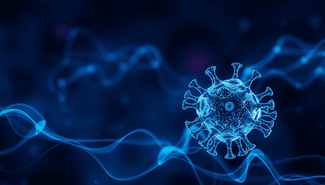 an hd desktop wallpaper featuring a cool effect caused by a computer virus