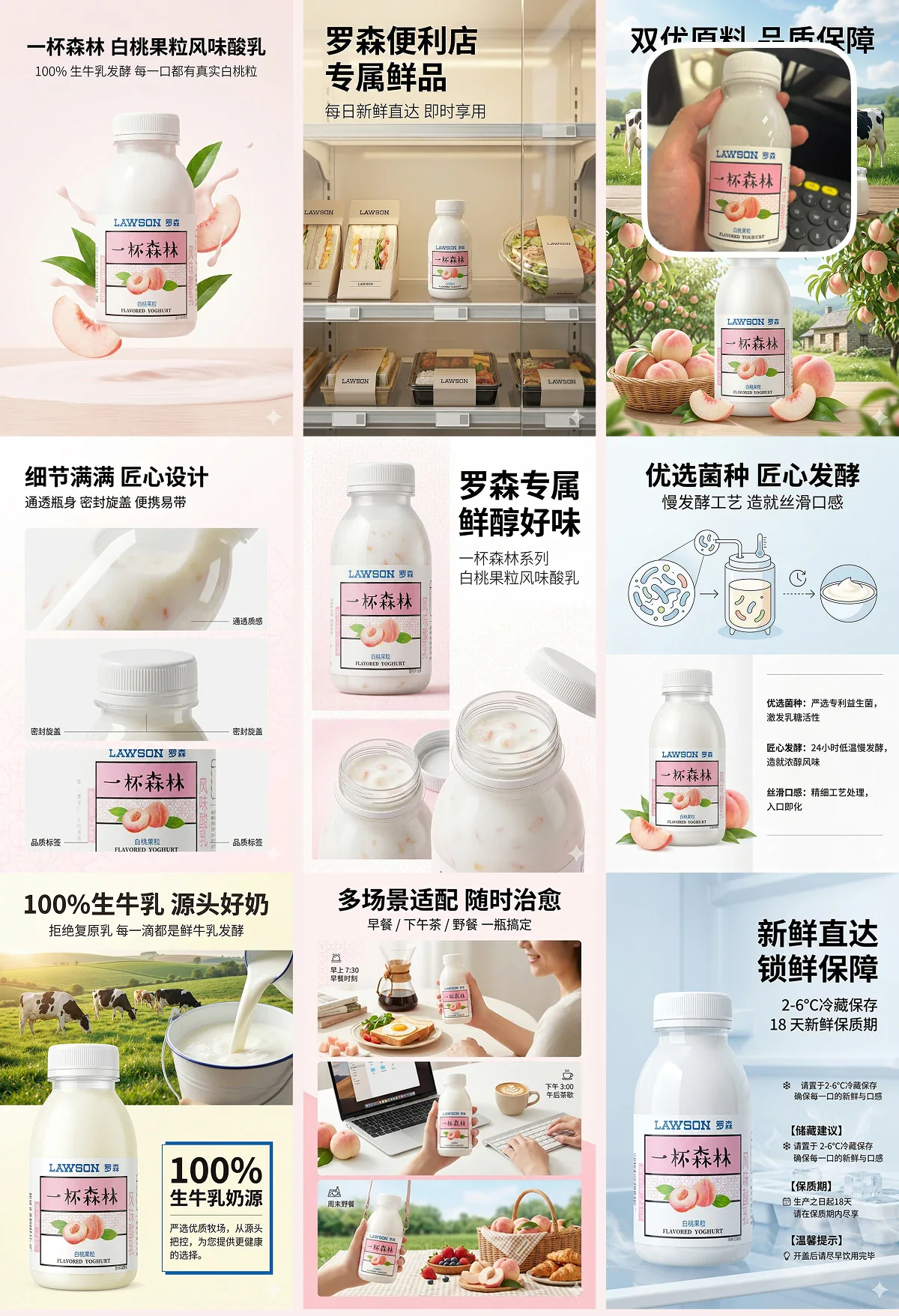酸奶产品图案例